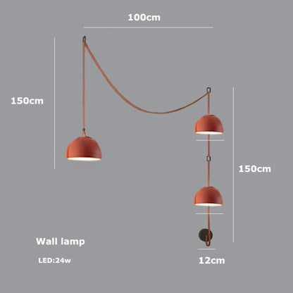 DecorBites™ LED Belt Chandelier Pendant Light for Dimmable Indoor Lighting in Living Room