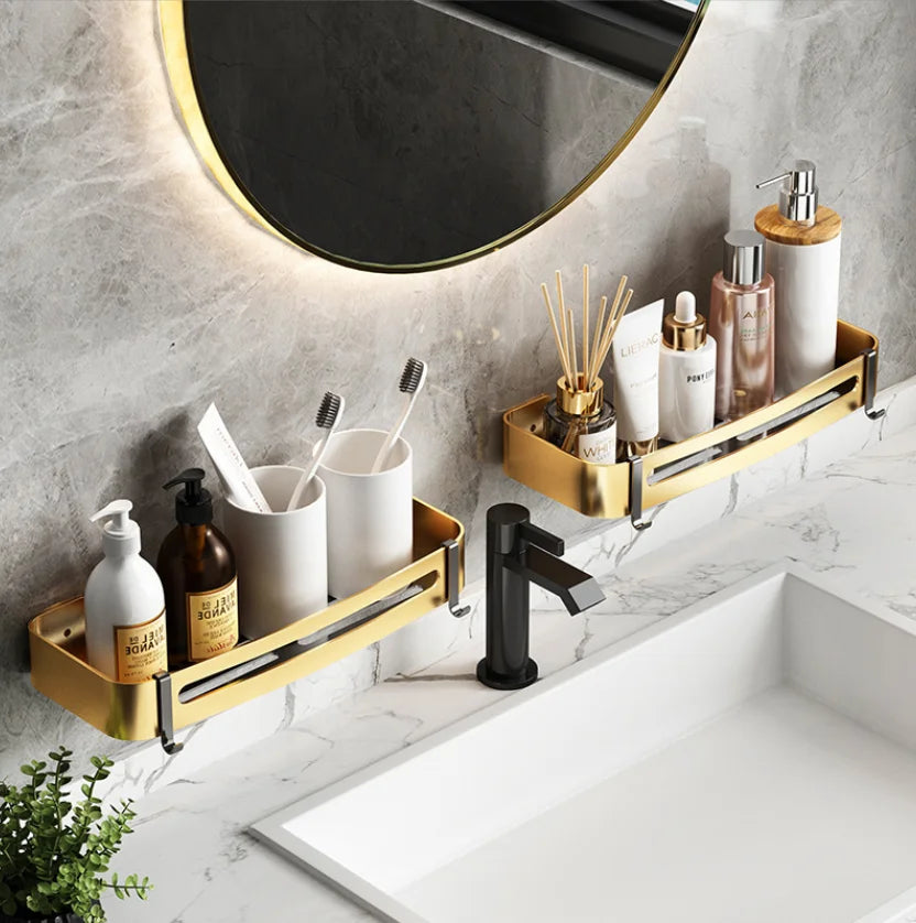 Gold Triangle Corner Shelf