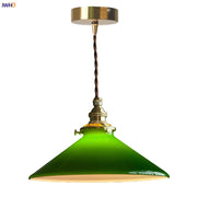 Glass LED Pendant Lamp 3-Head Canopy Cafe Style
