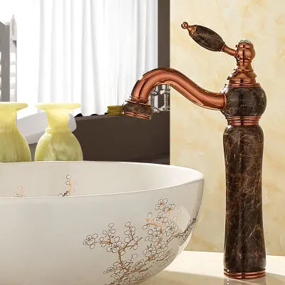 Gold Jade Brass Faucet