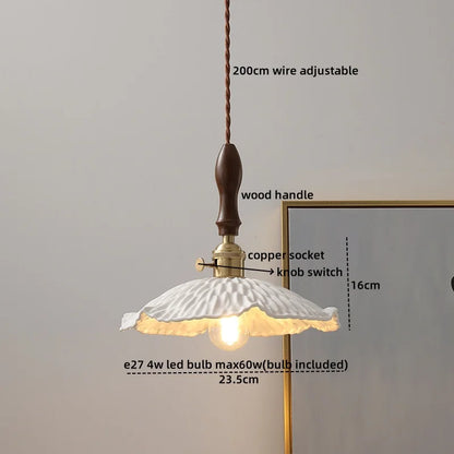 DecorBites™ Glass Copper LED Pendant Lights for Modern Style Dining Kitchen Bedroom