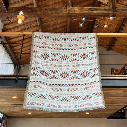 DecorBites™ Cozy Nordic Camping Blanket and Sofa Cover – Boho Outdoor Line Blanket for Home and Hotel Decor