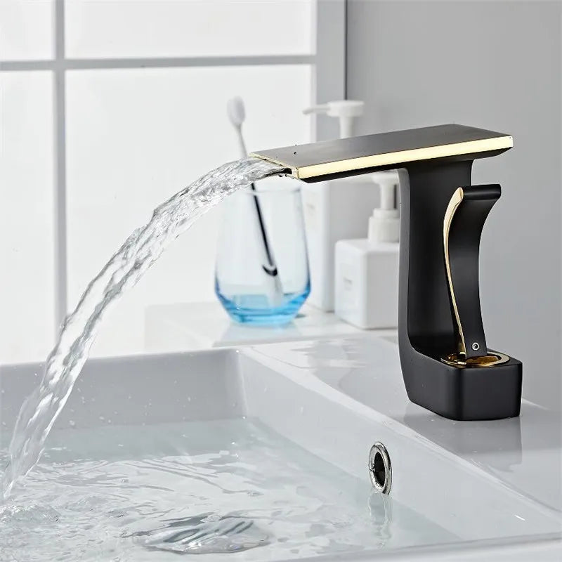 Gold Black Brass Faucet