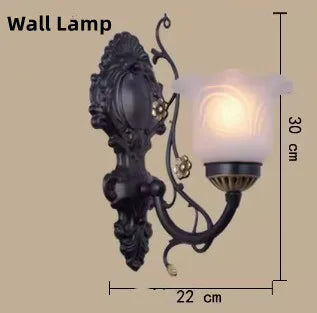 DecorBites™ Glass Shade Ceiling Chandelier for Home Decor Lighting