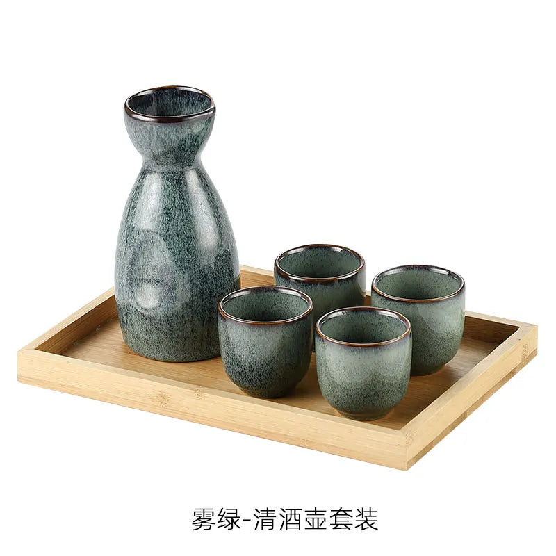 Pottery Sake Shochu Set