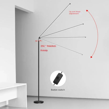DecorBites™ LED Floor Lamp: Super Bright Minimalist Reading Fixture for Living Room and Bedroom