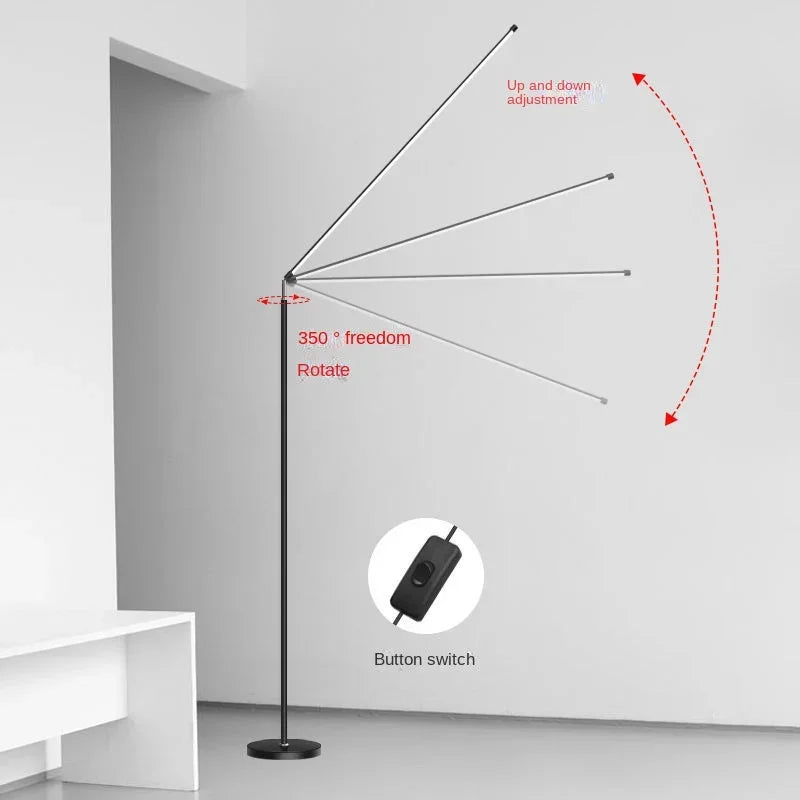 Aluminum Minimalist Floor Lamp