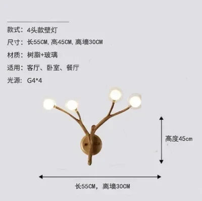 DecorBites™ Glass Bubble Chandelier Pendant Light for Living Dining Room
