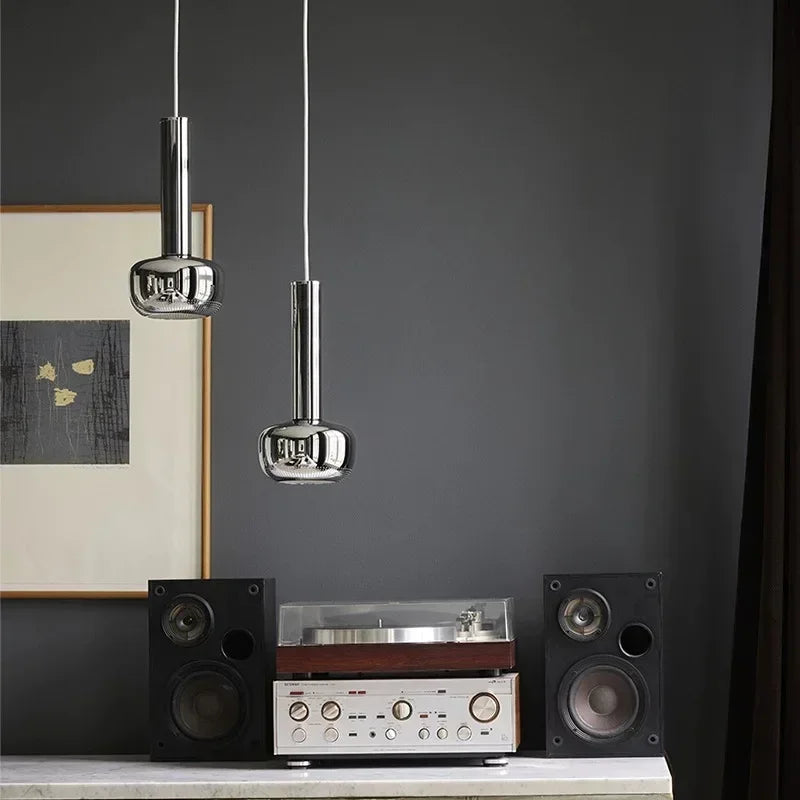 Gold Chrome Pendant Light