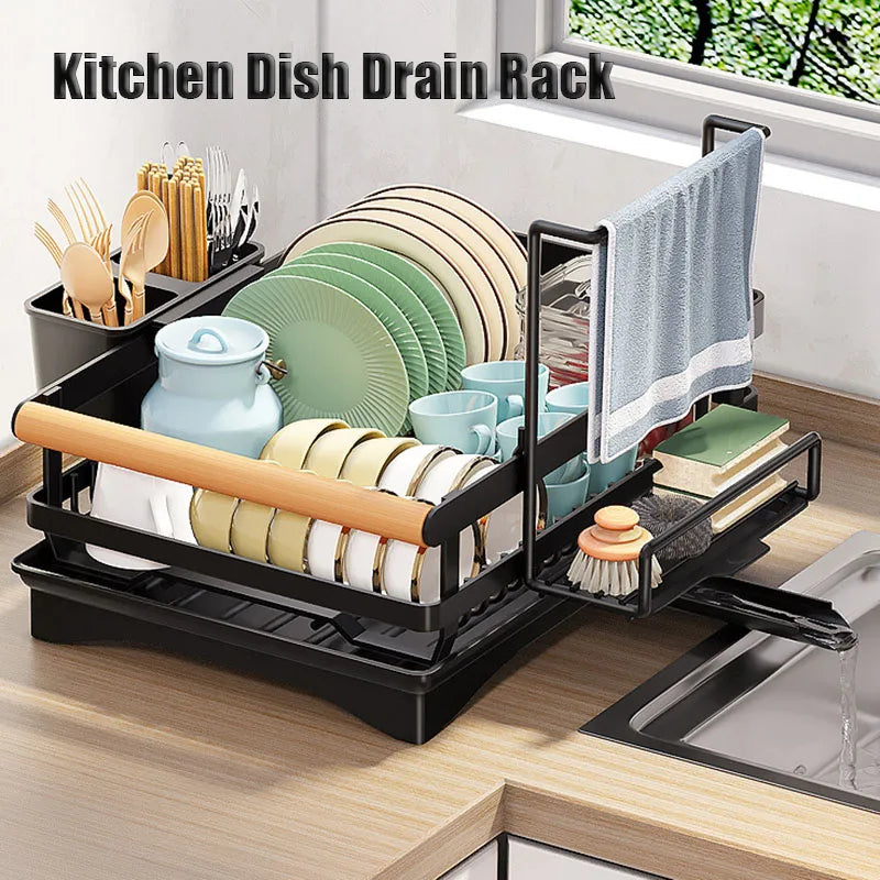 Metal Dish Organizer Rack