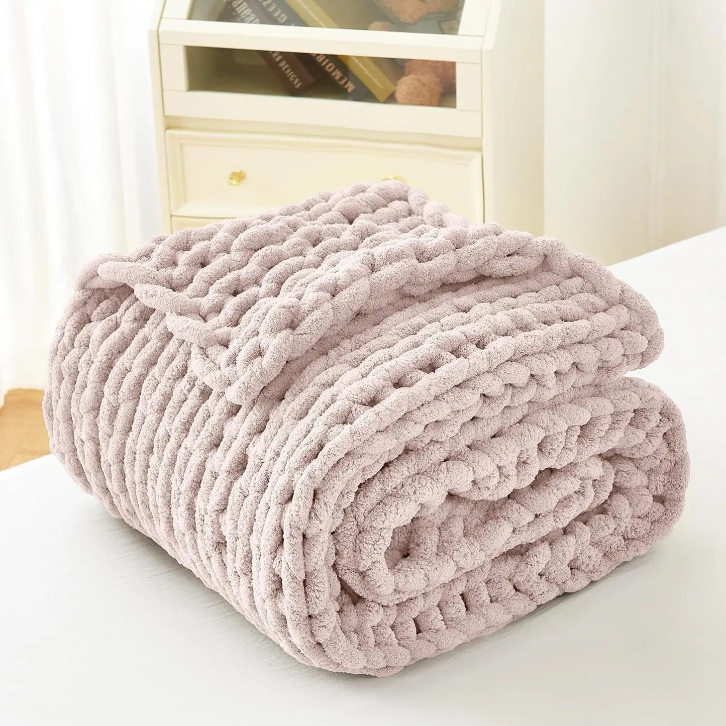 DecorBites™ Cozy Autumn Fleece Blanket | Double-Sided Warm Flannel | Durable & Soft