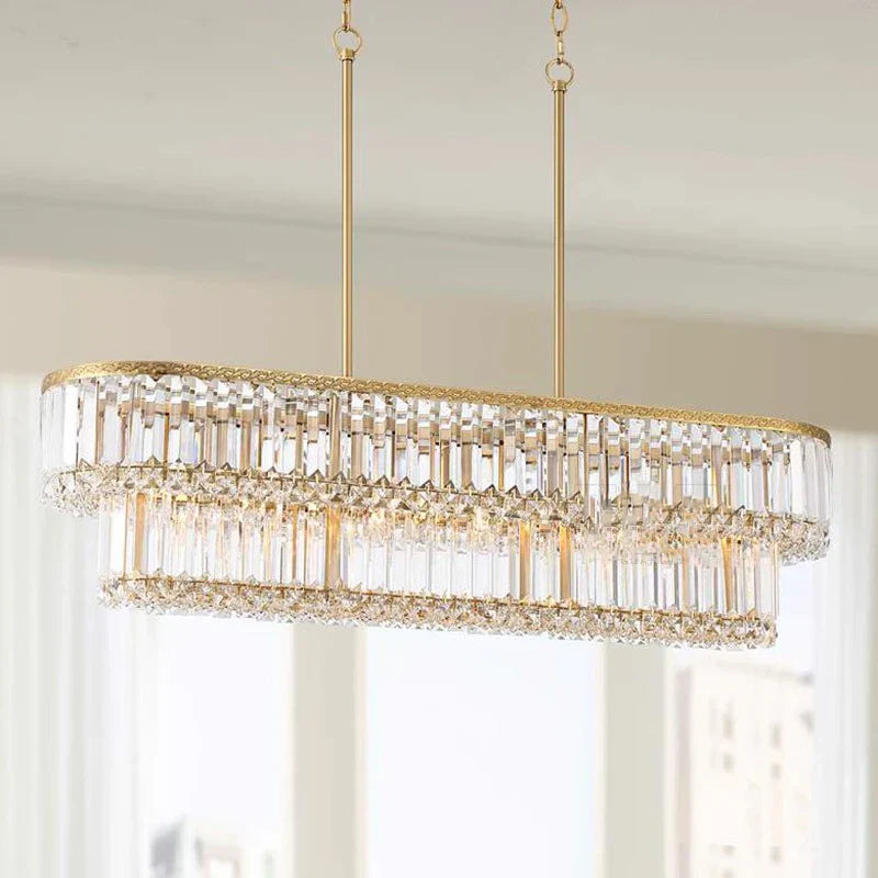 DecorBites™ Crystal Round Pendant Lights: Luxury Nordic Living Room Decoration