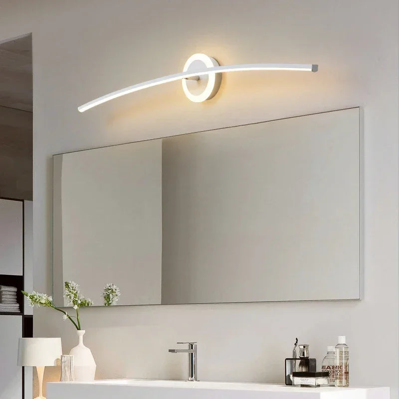 DecorBites™ LED Wall Lamps: Modern Iron Baking Paint Craft Light for Bathroom Bedroom Living Room