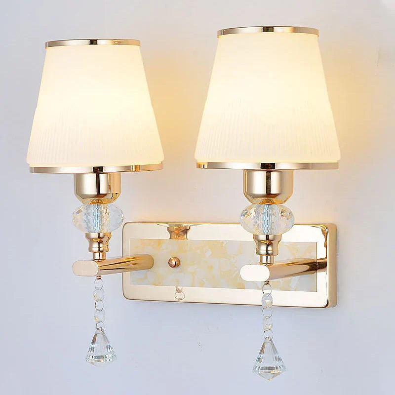 DecorBites™ Crystal Bedside Wall Sconce - Modern Minimalist LED Wall Light Fixtures