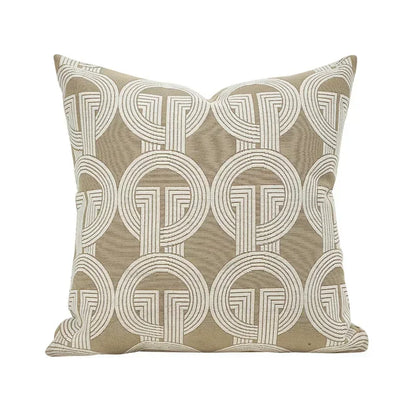DecorBites™ Geometric Jacquard Cushion Cover Modern Luxury Decorative Pillows