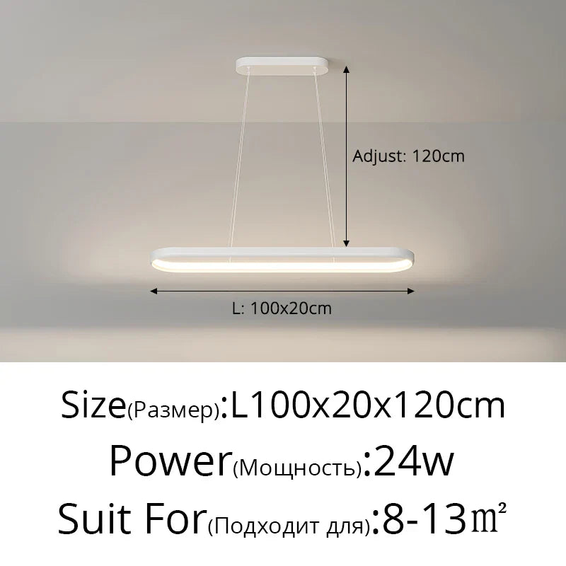DecorBites™ LED Ceiling Chandelier for Living Room Kitchen Dining Study Modern Indoor Lighting