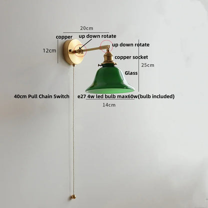 DecorBites™ Clear Glass LED Wall Sconce Rotate Up Down, Perfect for Dining Room, Bathroom