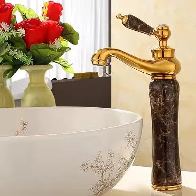 Gold Jade Brass Faucet