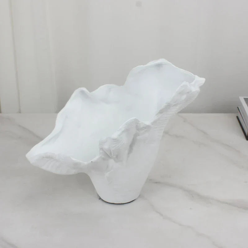 DecorBites™ Irregular Resin Flower Vase Home Decor Floral Arrangement Sculpture
