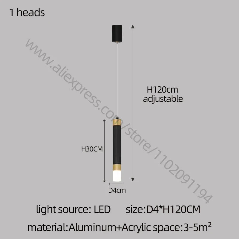 Nordic Acrylic LED Chandelier