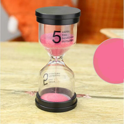 DecorBites™ Kids 30-Minute Hourglass Sand Timer for Homework, Cleaning Teeth, 7 Colors