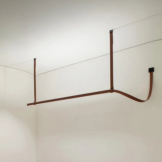 DecorBites™ Leather Belt Chandelier Pendant Light for Modern Minimalist Home Decor