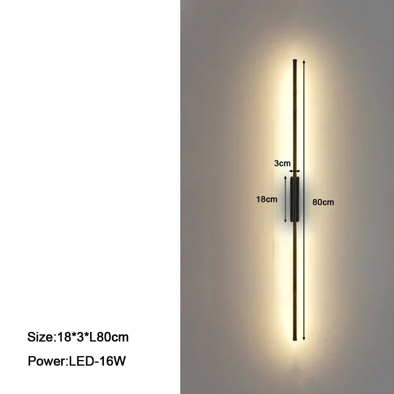 DecorBites™ Linear LED Wall Sconce for Sofa Background Lighting Fixtures