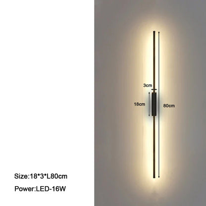 DecorBites™ Linear LED Wall Sconce for Sofa Background Lighting Fixtures