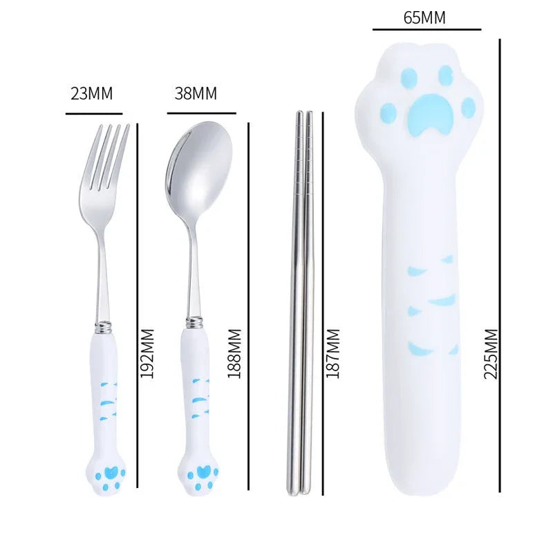Metal Cartoon Cutlery Set