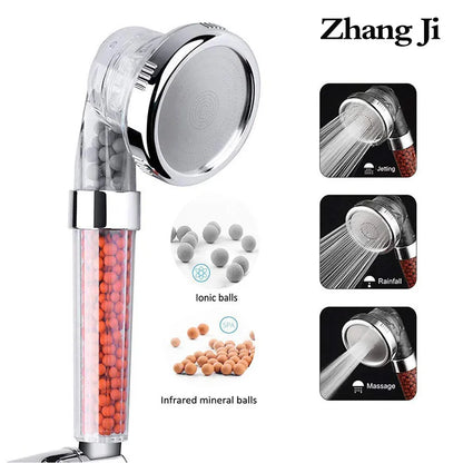 DecorBites™ High Pressure Bath Shower Head with Anion Filter for Spa Experience