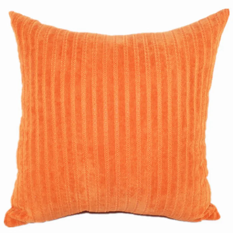 DecorBites™ Corduroy Pillow Cover: Striped Cushion for Sofa Bed - Nordic Home Decor