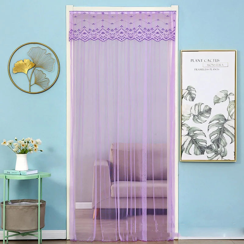 Lace Summer Insect Curtain