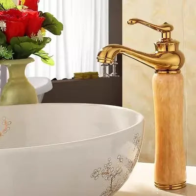 Gold Jade Brass Faucet
