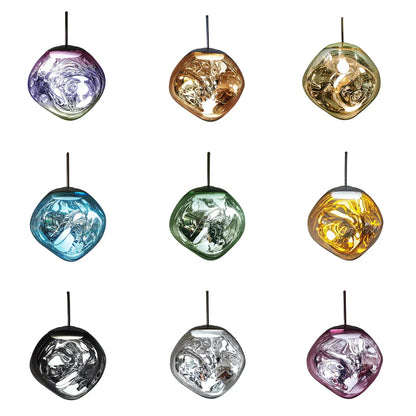 DecorBites™ Glass Lava Pendant Lights: Modern Nordic Loft LED Ceiling Hanging Lamp Fixture