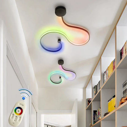 DecorBites™ LED Wall Lights: Modern Dimmable RGB Wall Lamps for Home Decor