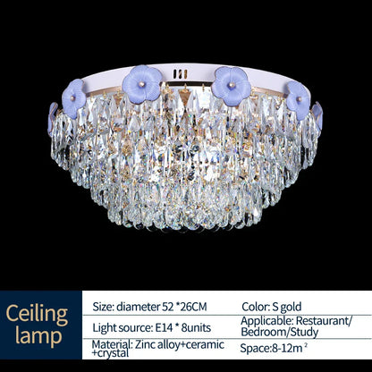 DecorBites™ Crystal Candle Chandelier: Elegant Lighting for Villa, Apartment & Staircase