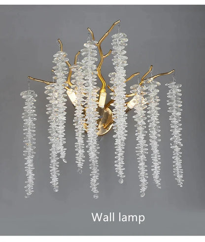 DecorBites™ Crystal Tassel LED Chandeliers for Luxury Home Decor