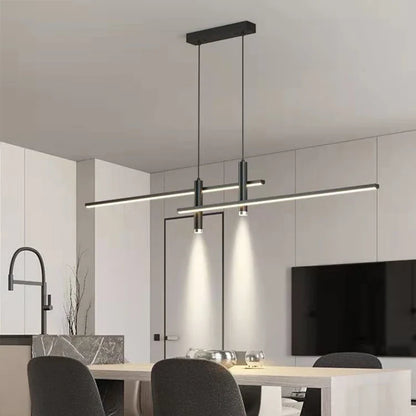 Modern Black or Gold Dimmable LED Pendant Light