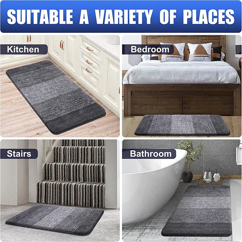Gradient Microfiber Bath Mat