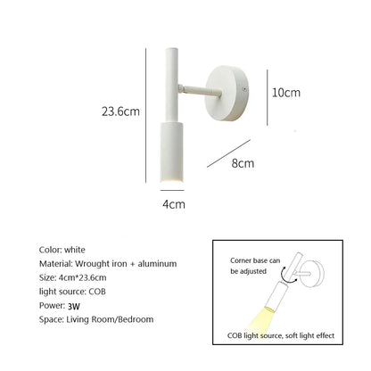 DecorBites™ LED Wall Lamp Night Light Bedroom Reading Living room Decor Home Spotlight