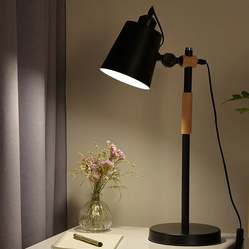 DecorBites™ Adjustable Desk Lamp for Children's Bedroom Study, Nordic Style Black White décor
