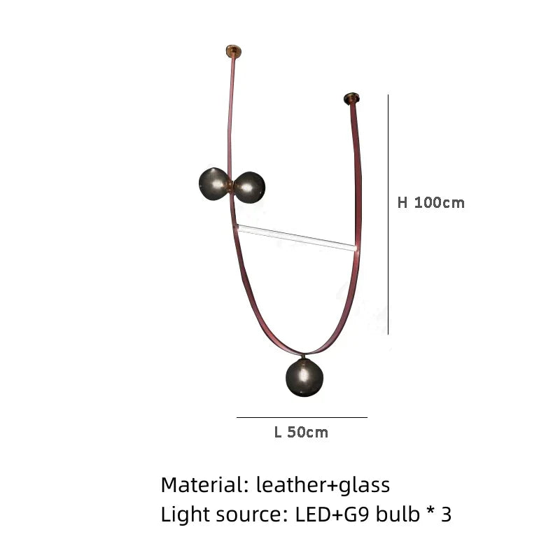 Leather Minimalist LED Lighting