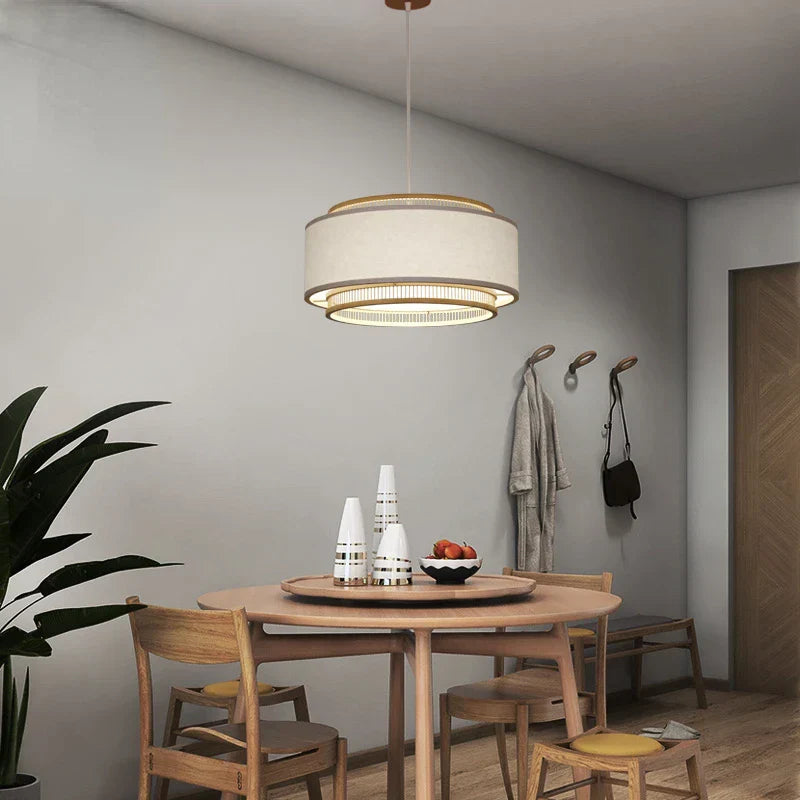 Bamboo Pendant Chandelier Light
