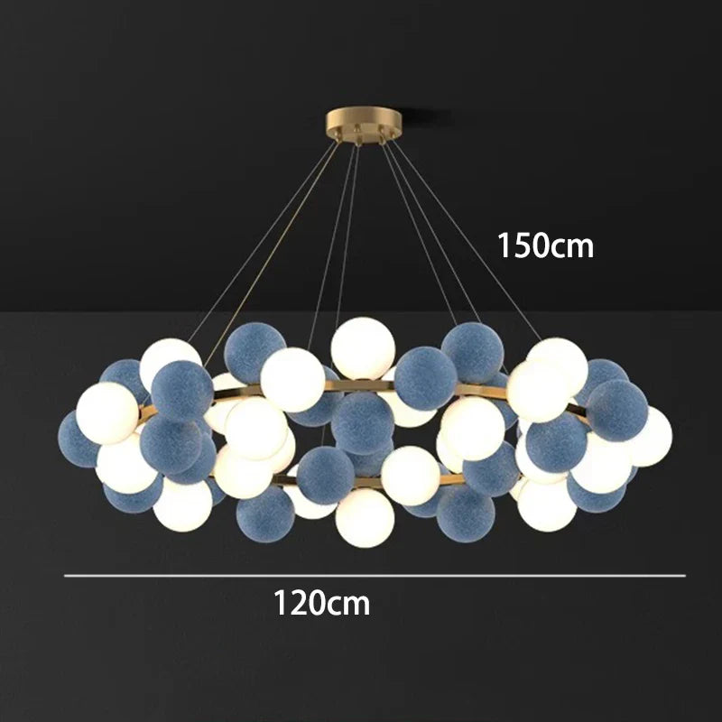 Chrome Linear LED Chandelier