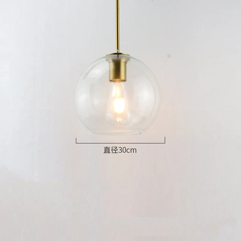 DecorBites™ Glass Ball LED Pendant Lights for Chic Home Decor and Lighting