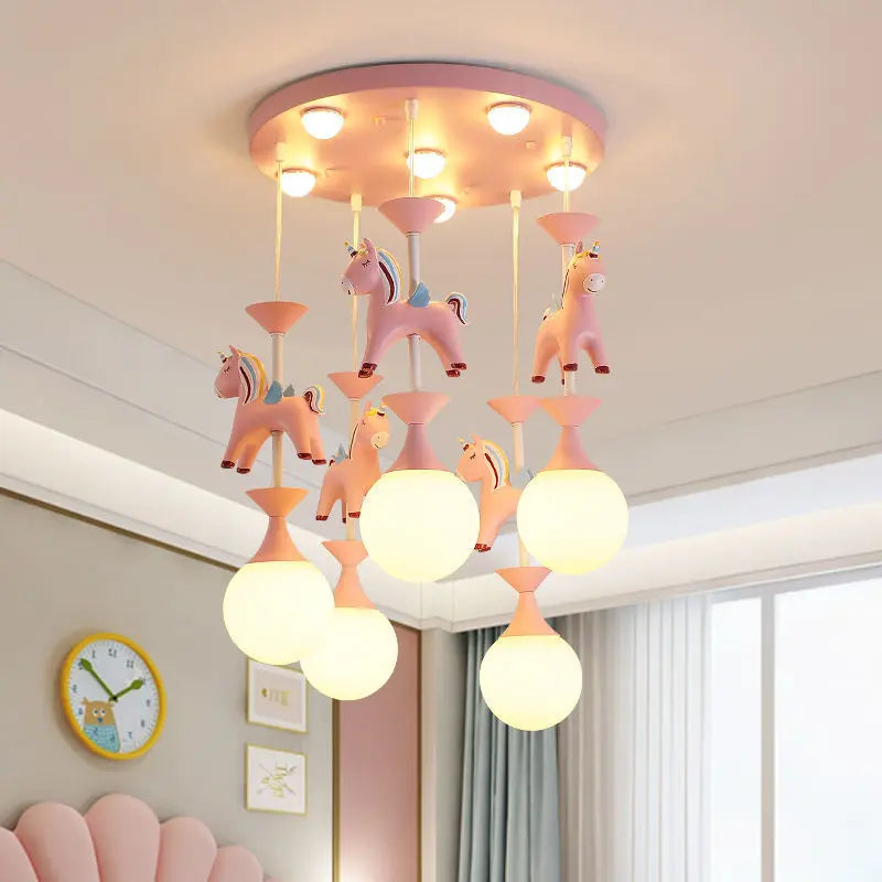 Whimsical Carousel Chandelier