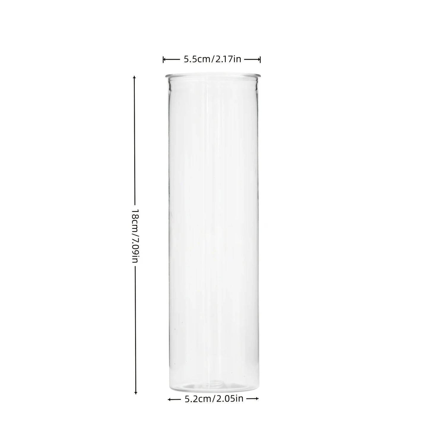 10/15/12 plastic cylindrical vases, high transparency vase set, suitable for simple desktop flower arrangement decoration