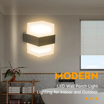 DecorBites™ LED Facade Wall Light for Home and Garden Decor, Waterproof Stair Luminaire