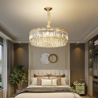DecorBites™ French Crystal Chandelier for Living Room, Dining Room, and Master Bedroom