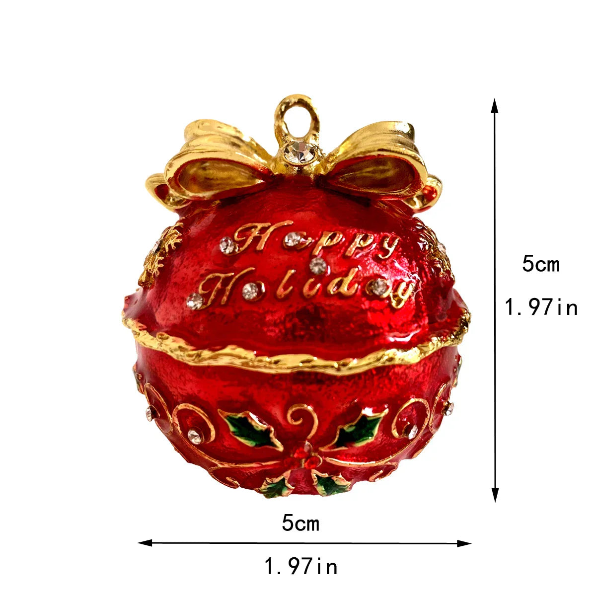Metal Crystal Bell Trinket